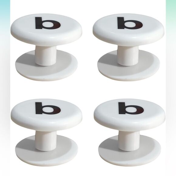 NWT (4) White Replacement Buttons for Bogg Bag Handle Straps Rivets - Picture 1 of 7